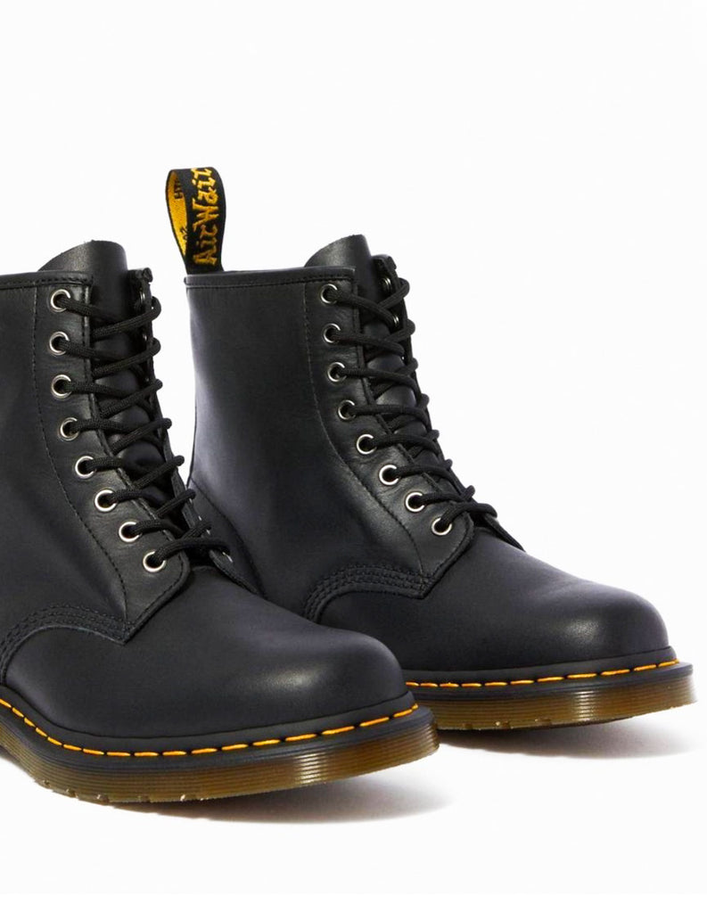 Black Nappa 1460 by DR. MARTENS | Rebel Violet