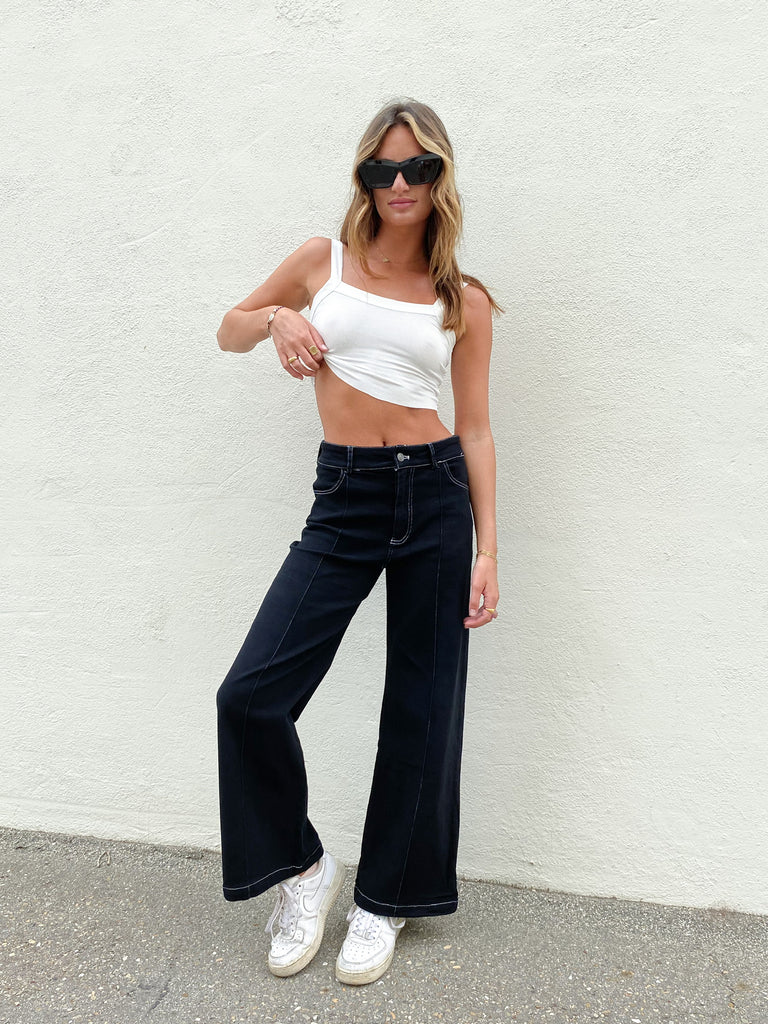 On the Mend Pants in Black