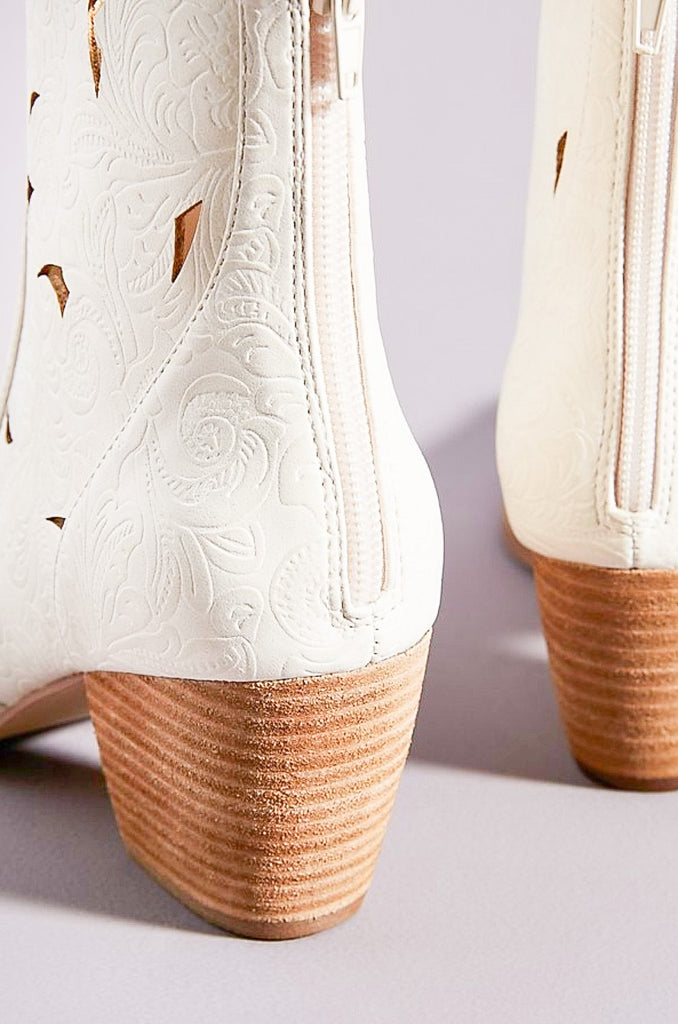 matisse white booties