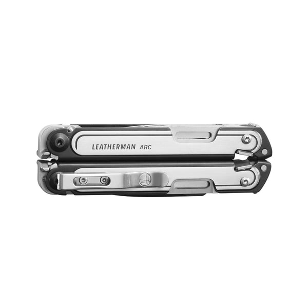 LEATHERMAN ARC COLOR NEGRA DLC & STAINLESS STEEL FUNDA NYLON 20 USOS