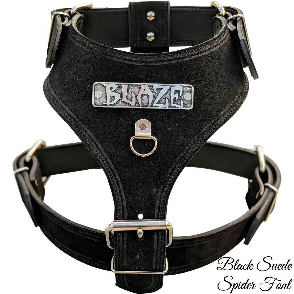 leather dog harness