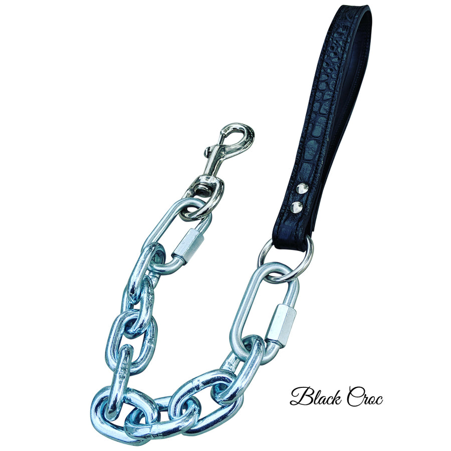 heavy chain dog leash