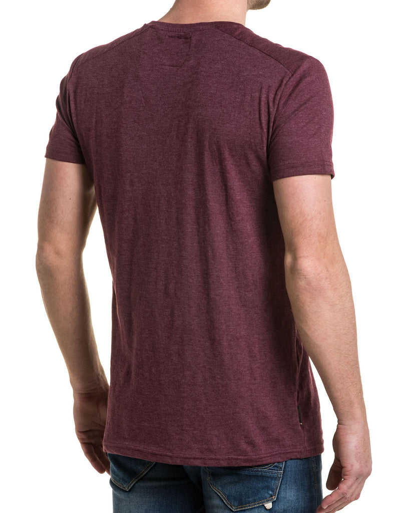 t shirt homme bordeaux