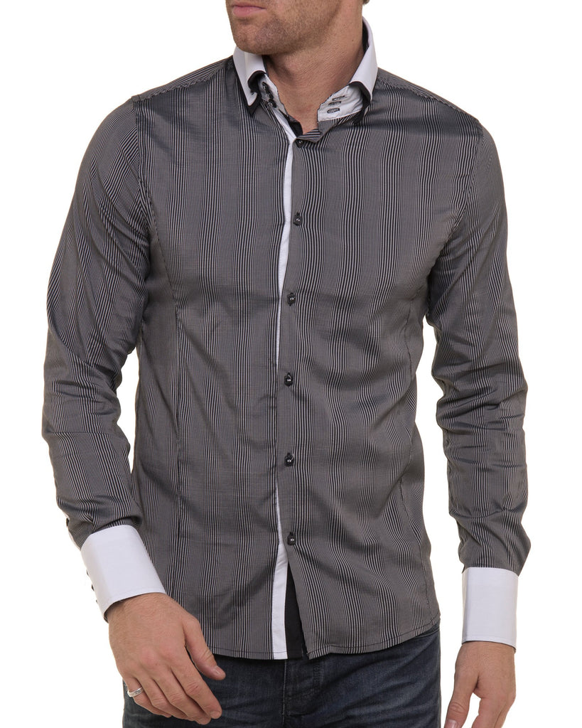 chemise double col homme