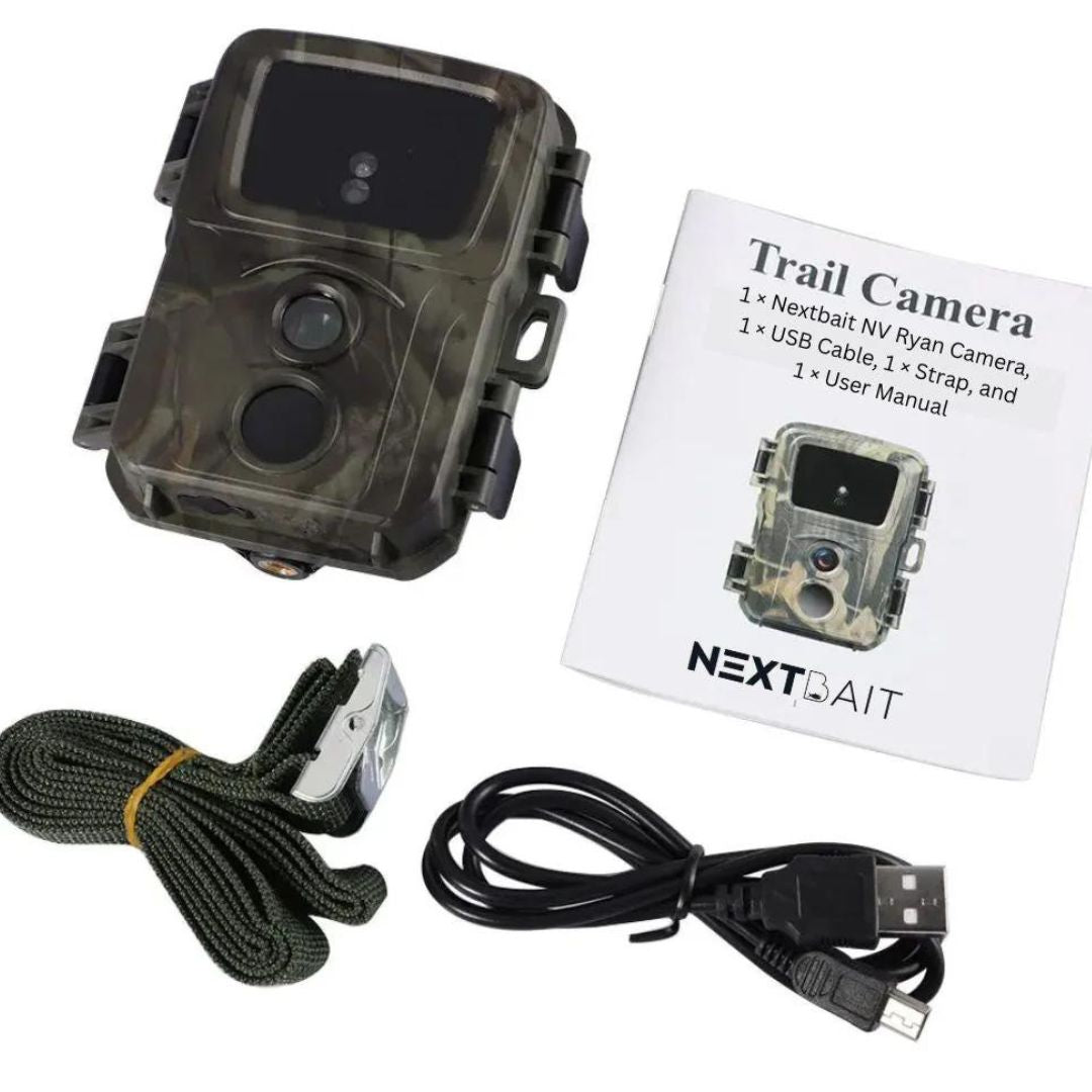 Trail camera as security camera: Discreetly enhance property security with this versatile device, serving as both a wildlife observer and a round-the-clock surveillance camera. Its camouflage design seamlessly blends into the environment.
