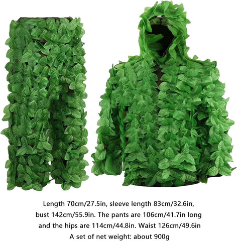 leaf ghillie suit size