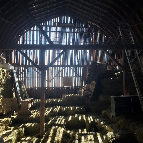 barn, old, wooden, barn loft, hay, hay loft