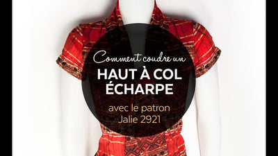 Coudre un haut à col écharpe