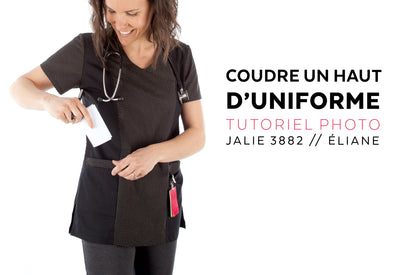 Uniforme d'infirmière ÉLIANE // Tutoriel étape par étape