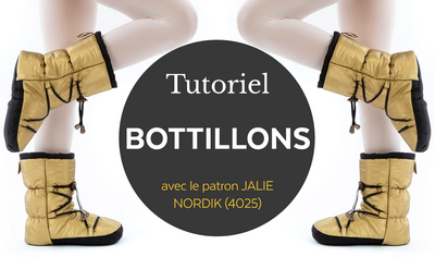 4025 / Nordik bottillons matelassés / Tutoriel vidéo