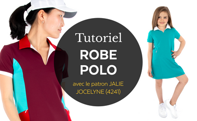 4241 / Jocelyne robe polo / Tutoriel vidéo