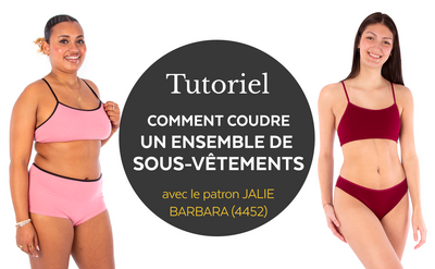 4452  / Barbara - Ensemble de sous-vêtements / Tutoriel vidéo