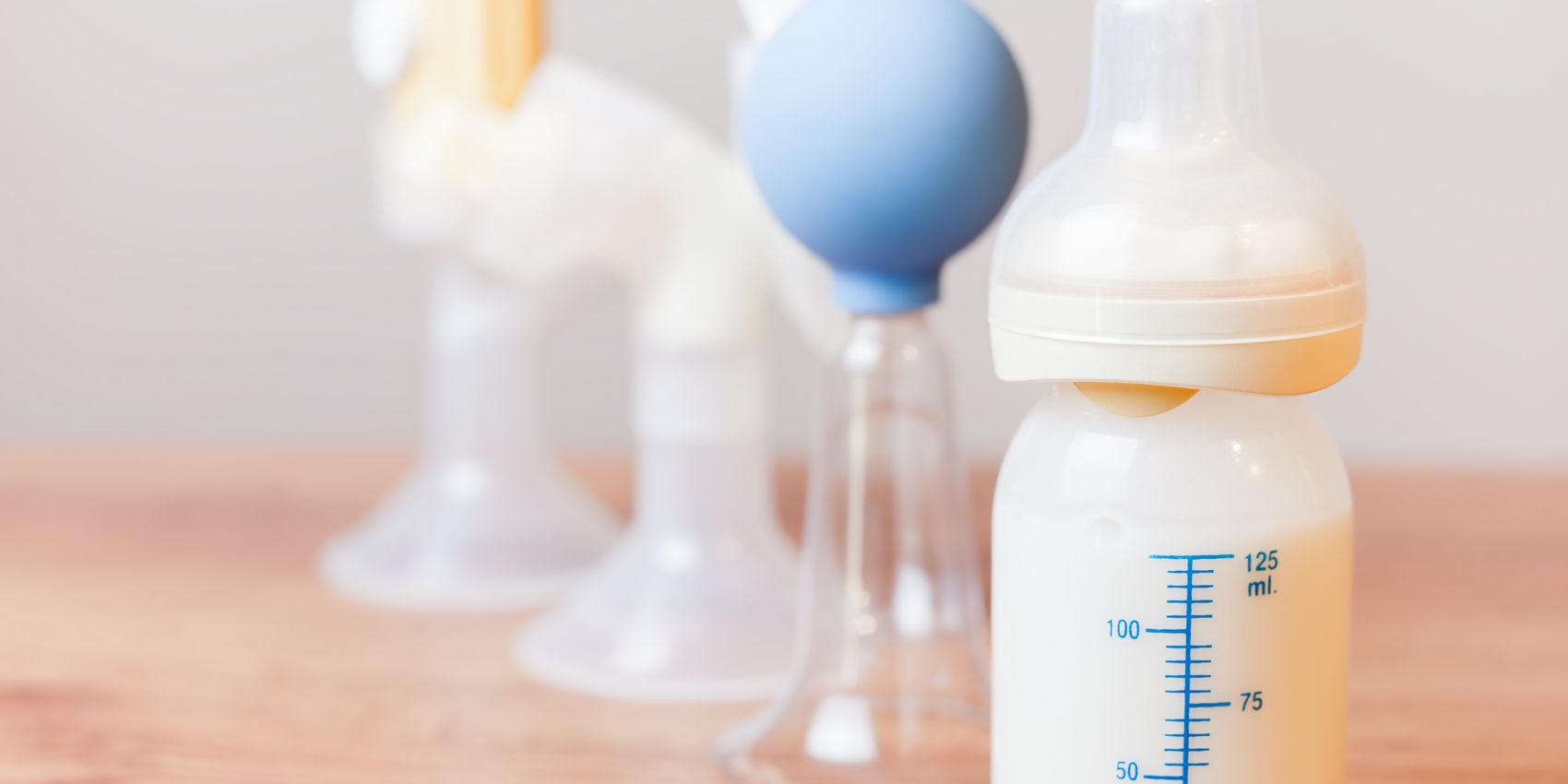 Baby bottle and breast pumps to help keep engorgement at bay