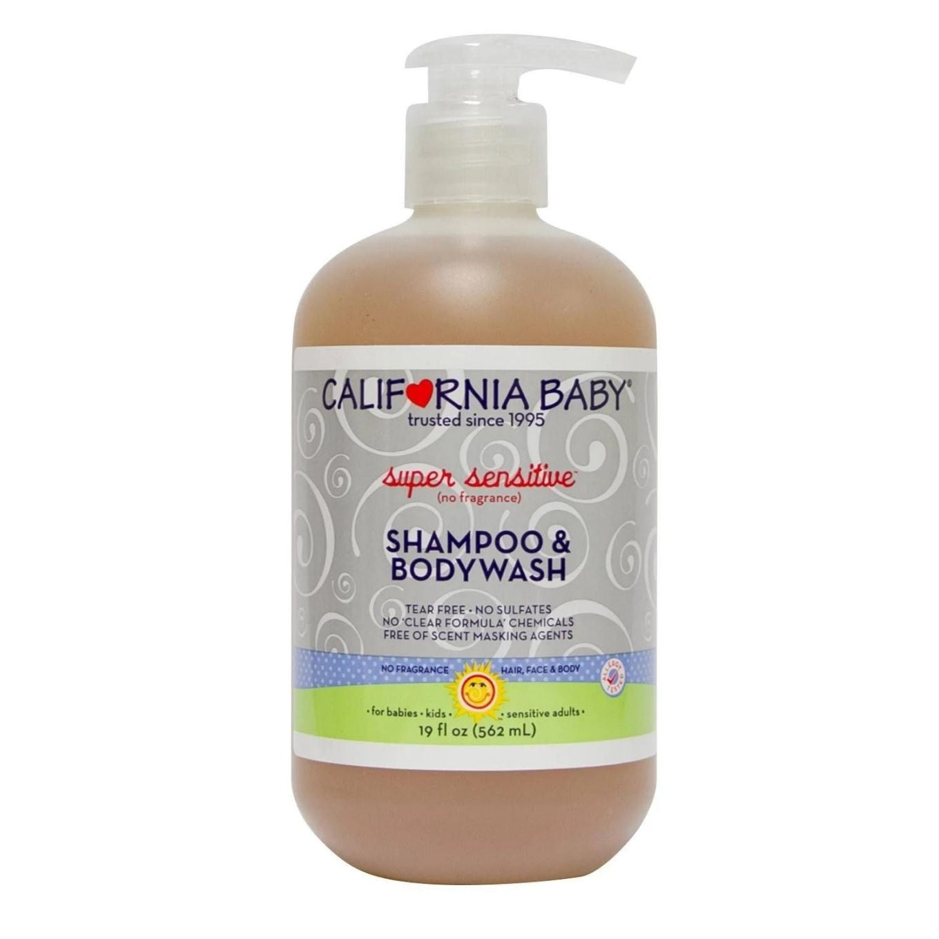 Image of California Baby Super Sensitive Shampoo and Body Wash 