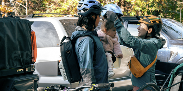 Family bike ride