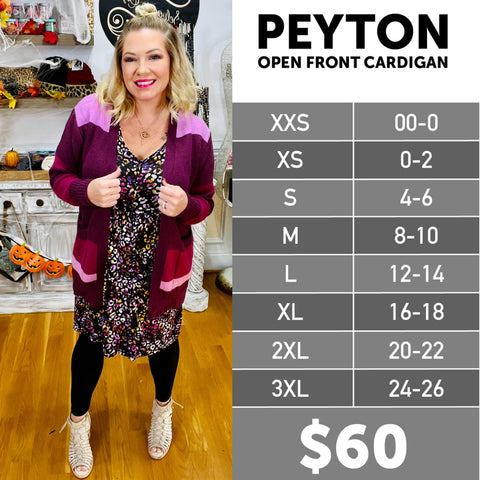 LuLaRoe Peyton Open Front Cardigan – Selvaggio Style