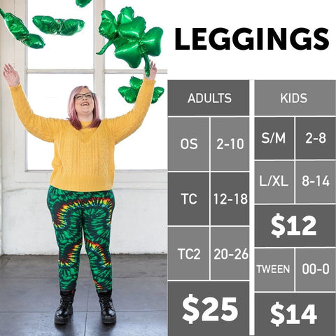 LuLaRoe Shamrock Leggings – Selvaggio Style