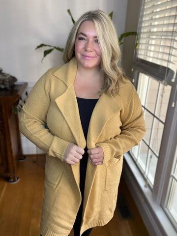 LuLaRoe Laura Lapel Open Cardigan