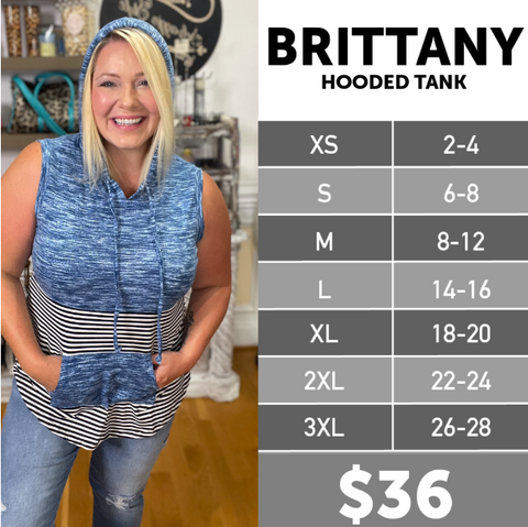 LuLaRoe Brittany Hooded Tank – Selvaggio Style