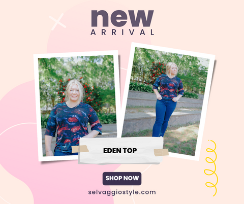 LuLaRoe Eden ¾ Sleeve Top