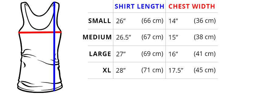 Standard Sizing Guide – SHOP- Online Double Impact Designs