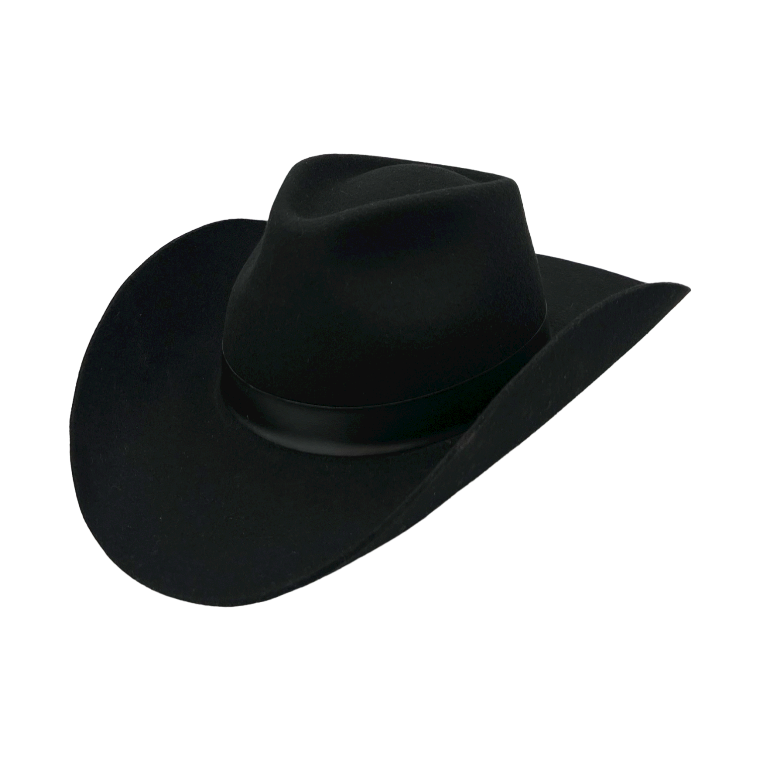 Black Cowboy Hat / The Wrangler - Monrreal Crew
