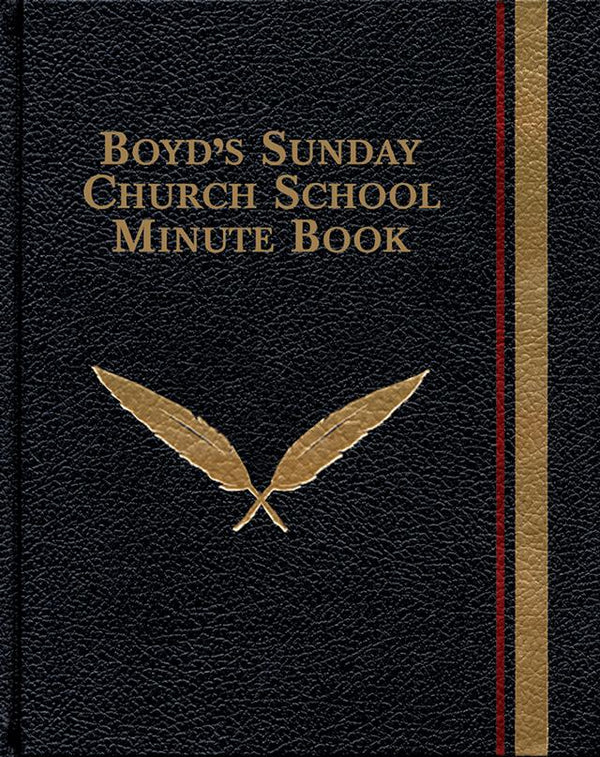 Boyd's Sunday Church School Minute Book R.H. Boyd Publishing