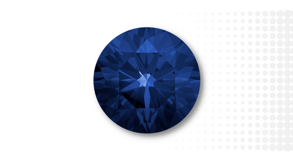 IceMoissanite Plus Lab Grown Blue Sapphires