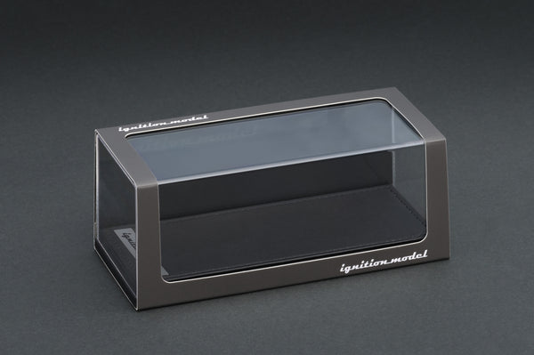 Collectible Display Show Case with LED Lights and Silver Base for 1/24 1/18 by Illumibox