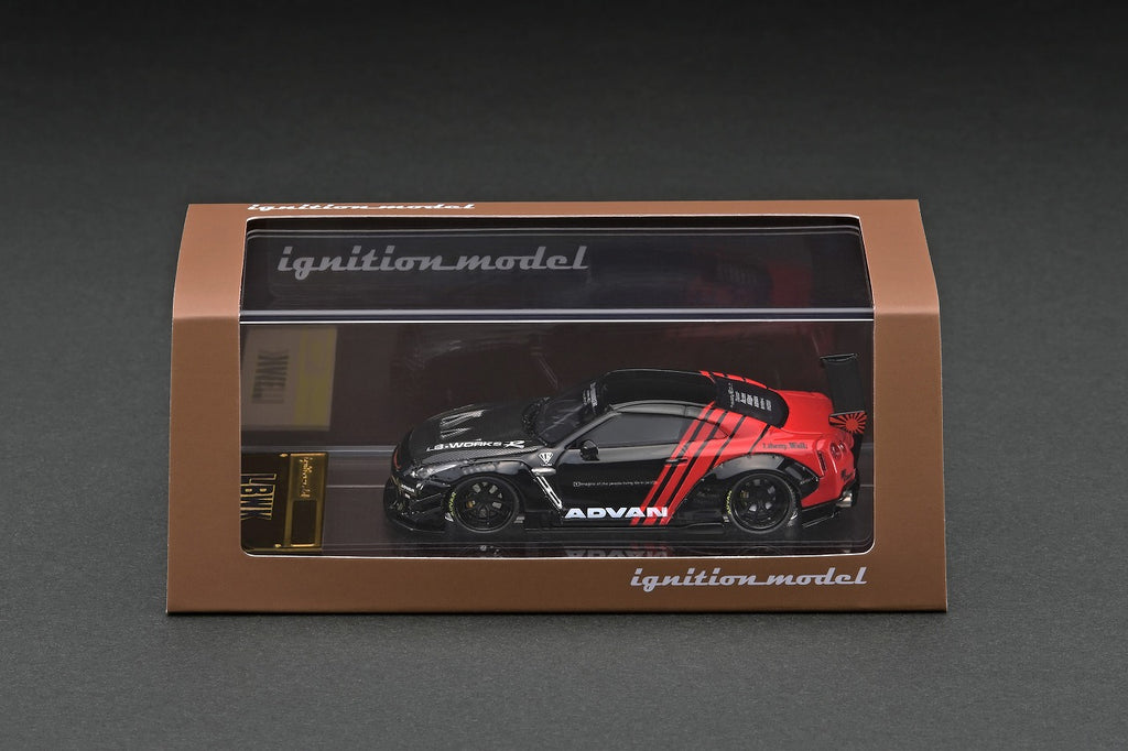 イグニッションモデル1/64 LBWK GT-R R35 アドバン ADVAN 【お試し価格