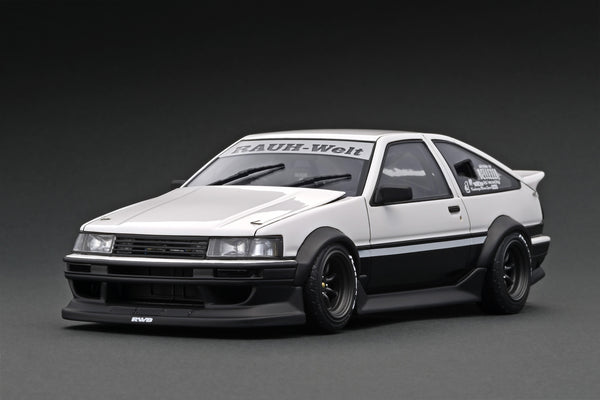 PREORDER* Ignition Model 1:18 Toyota AE86 RWB in White & Black