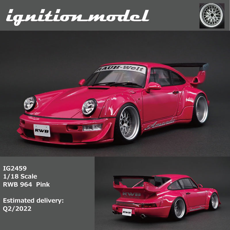 WEB限定70台 イグニッション 1/18 RWB 964 engine-