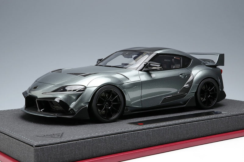 Make Up Co., Ltd / IDEA 1:18 Toyota GR Supra TRD 3000GT Concept Car 2019 in  Ice Gray Metallic