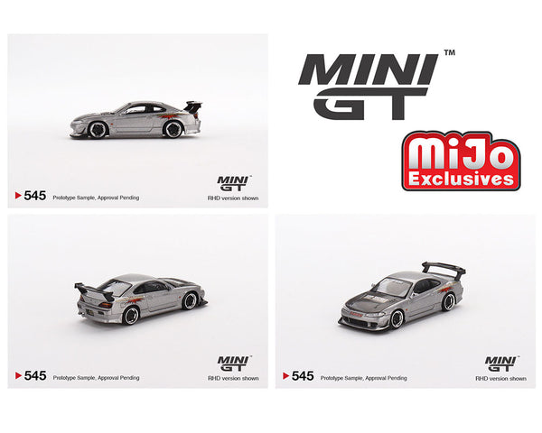 PREORDER* MINIGT 1:64 Nissan Silvia (S15) LBWK Super Silhouette #555