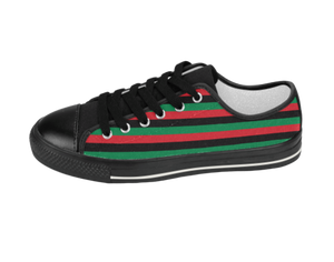 red black green shoes