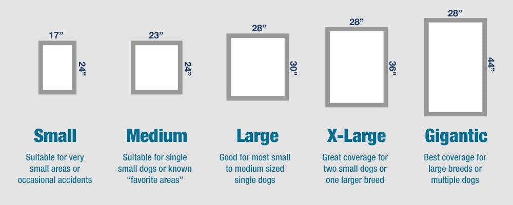 Puppy Pad Size Guide