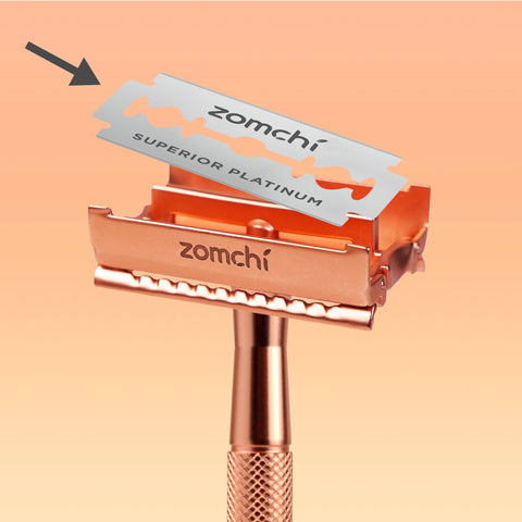 Replace the ZOMCHI blade in the head's open slot