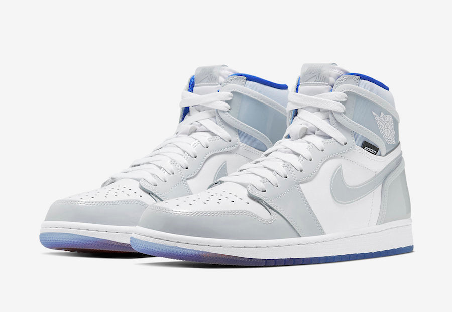 air jordan 1 retro high zoom white racer blue