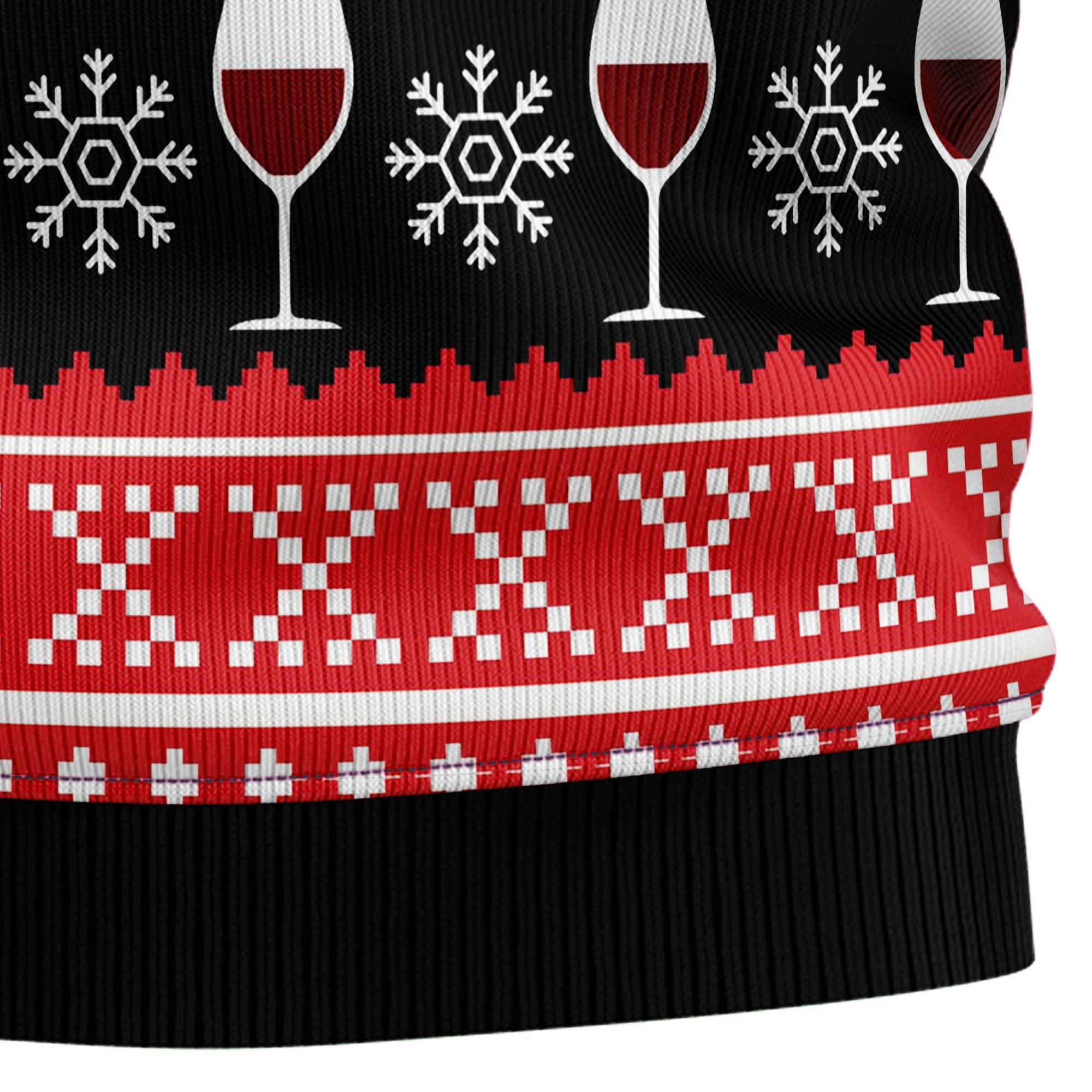 ugly christmas wine glass clipart free