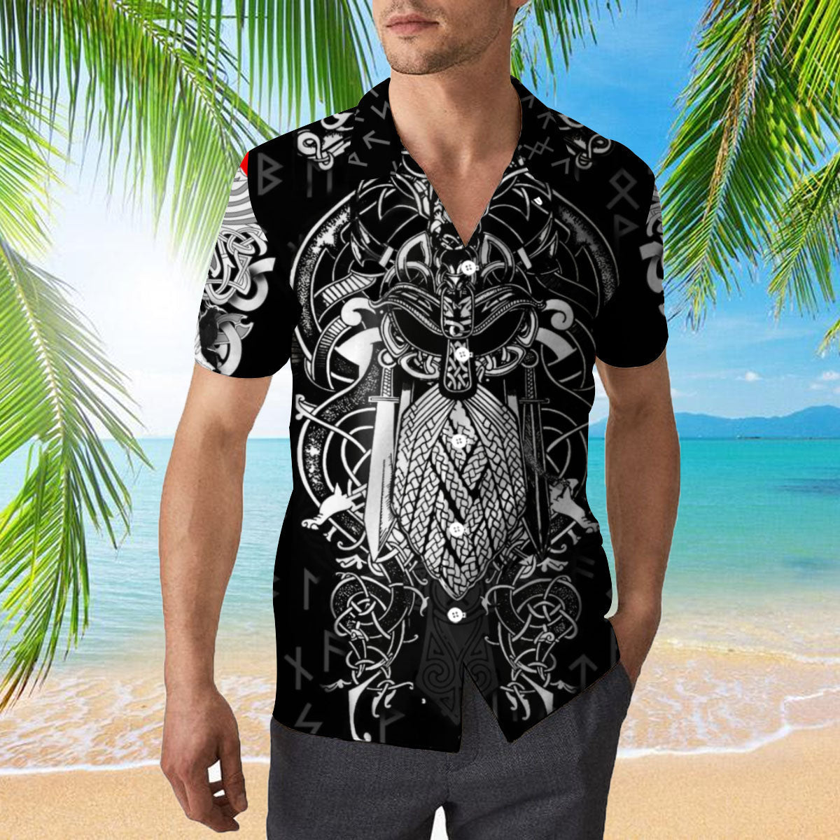 Buy Hawaiian Shirt for Men  Kakau Polynesian Design Tribal Tattoo Hawaiian  Shirt Button Up Polynesian Clothing Aloha Shirt Men Online at Lowest Price  in Ubuy India B09TKFGBM8