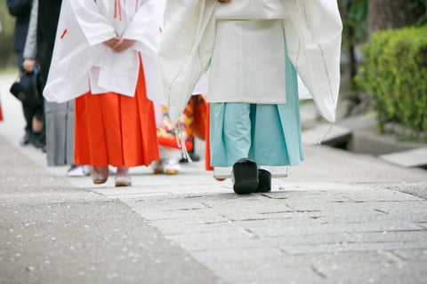 川越氷川神社で結ぶ「結い紐」｜立体ポストカード｜起こし文