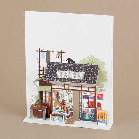 【3D Postcards depicting Japanese cityscapes】'OkoshiBumi' Japan souvenir 