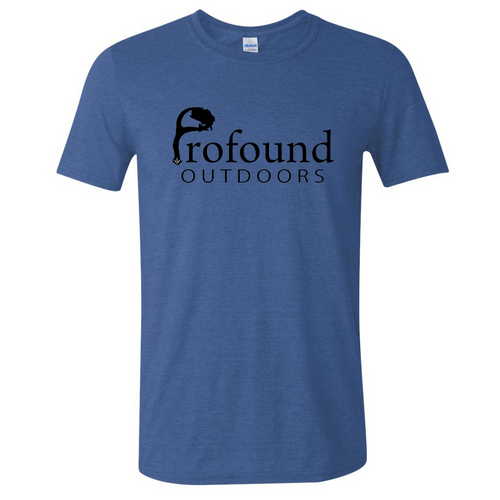 Profound Outdoors T Shirt- Black Heather – ProfoundOutdoors
