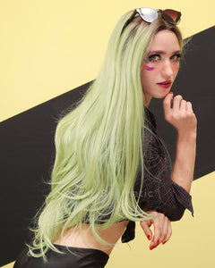 mint hair wig