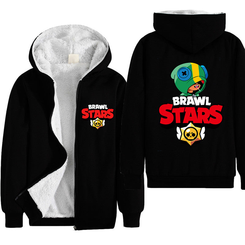 zip up hoodie with stars