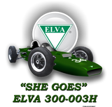 Elva Race car from Smiling Wombat