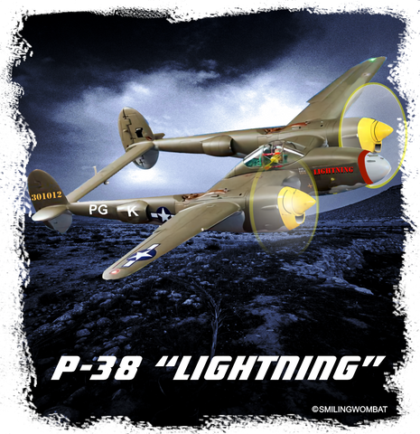 P38 Lightning from Smiling Wombat