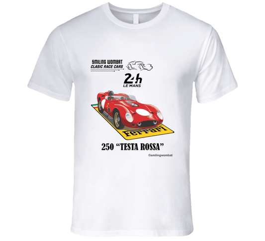 Tshirtgang Ferrari 156 F1 Sharknose | Ferrari | T-Shirt | Smiling Wombat Premium / White / Small