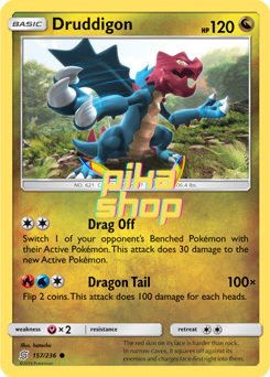 Pokémon
 Unified Minds 157/236 Druddigon - PikaShop