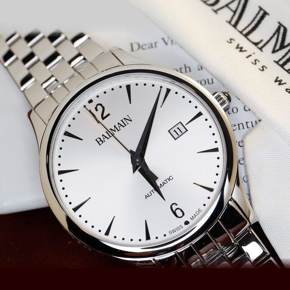 Buy Balmain Men's Classic R Gent Silver Dial Automatic Watch Online ...